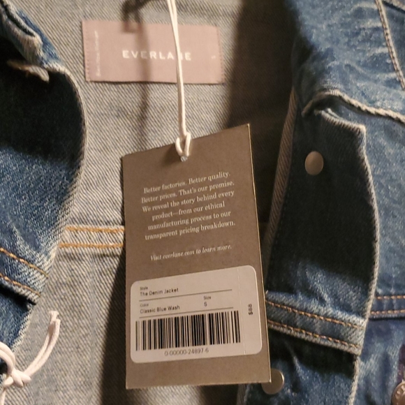 Everlane The Denim Jacket size small and XS - Picture 2 of 3